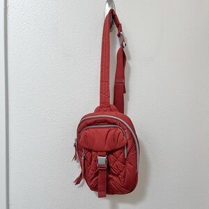 •VERA BRADLEY• Women's Performance Twill Utility Sling Backpack Rust Terracotta